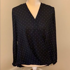 NWT Banana Republic faux wrap blouse